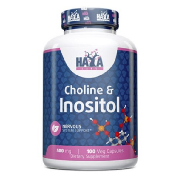 Холін та інозитол Haya Labs Choline & Inositol 100 caps, фото 1