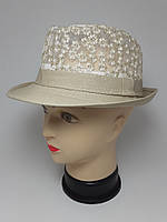 Літній капелюх — челентанка для дівчинки 52-54.