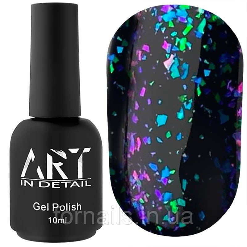 ART No Wipe Chameleon Top 003 - топ без липкого шару з пластівцями єдиноріг, 10 мл