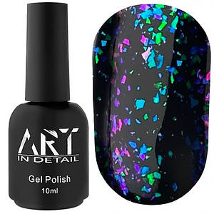 ART No Wipe Chameleon Top 003 - топ без липкого шару з пластівцями єдиноріг, 10 мл