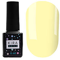 Kira Nails Color Base 004 (банановый желтый), 6 мл