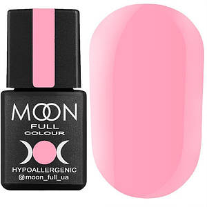 Гель-лак MOON FULL color Gel polish №106 (світлий яскраво-рожевий, емаль), 8 мл