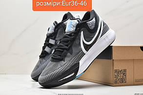 Eur36-45  Nike Kyrie 9 Black White Баскетбольні кросівки Кайрі