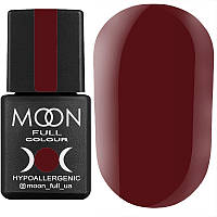 Гель-лак MOON FULL color Gel polish №142 (бургундський, емаль), 8 мл