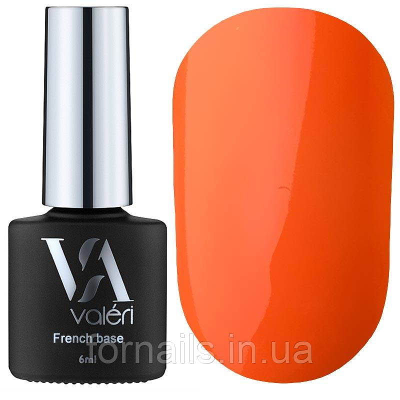 Valeri French base neon №036 (неоновий мандарин), 6 мл