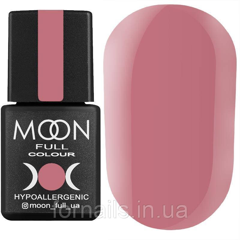 Гель-лак MOON FULL color Gel polish №198 (вінтажний рожевий, емаль), 8 мл, фото 1