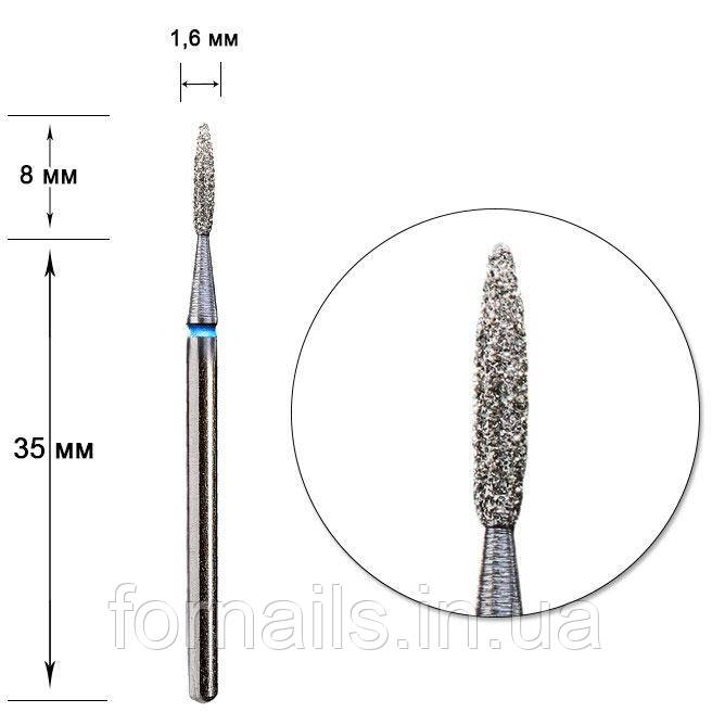 Насадка алмазна Staleks Pro Expert полум'я FA10B016/8