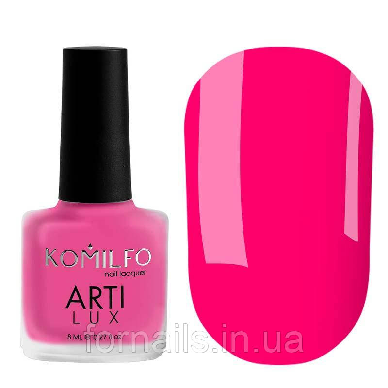 Лак для нігтів Komilfo ArtiLux 030 (рожева фуксія, неоновий), 8 мл, фото 1