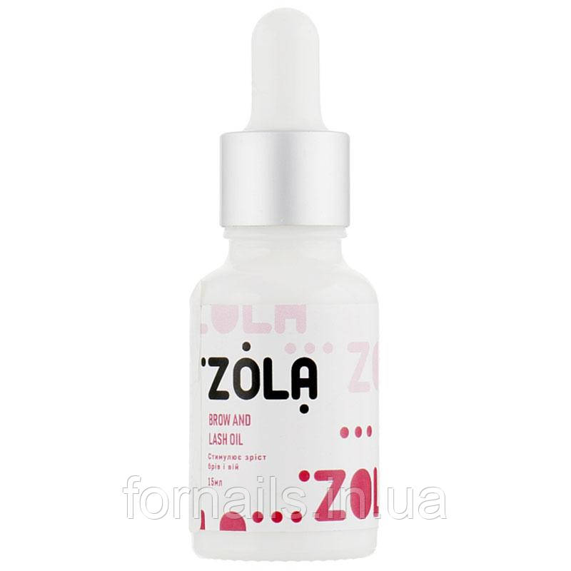 Олія для брів та вій ZOLA Brow and Lash Oil, 15 мл, фото 1
