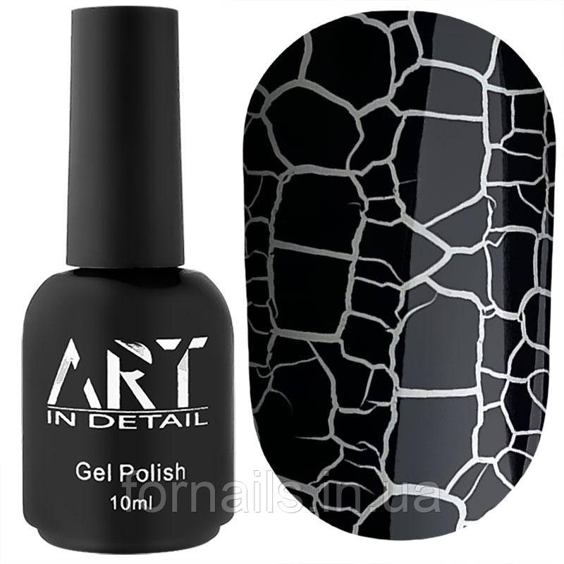 Гель-лак ART Crack Effect Black (чорний для кракелюру), 10 мл