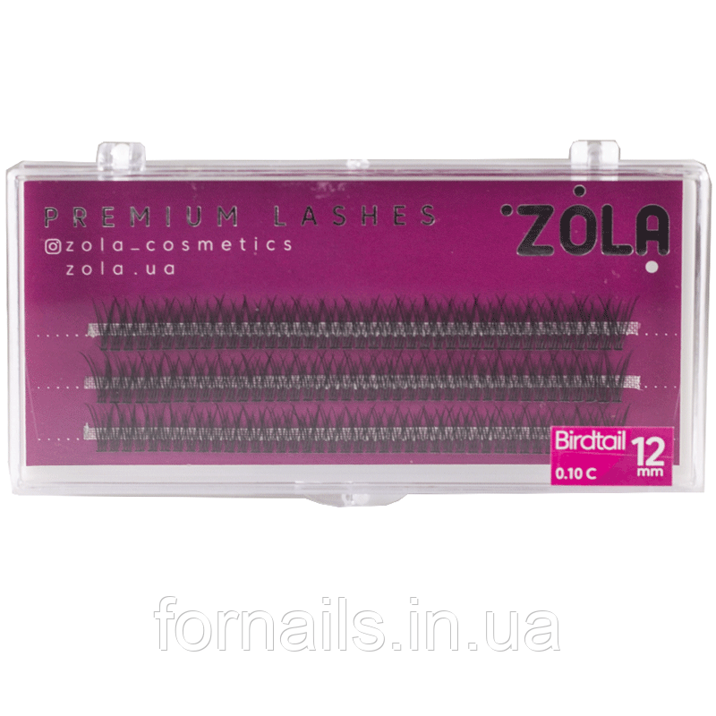 ZOLA Вії-пучки BIRDtail (12 mm), фото 1