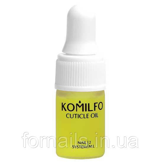 Komilfo Citrus Cuticle Oil - цитрусова олія для кутикули з піпеткою, 2 мл