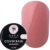 SAGA Cover Base Shimmer 01, 15 мл