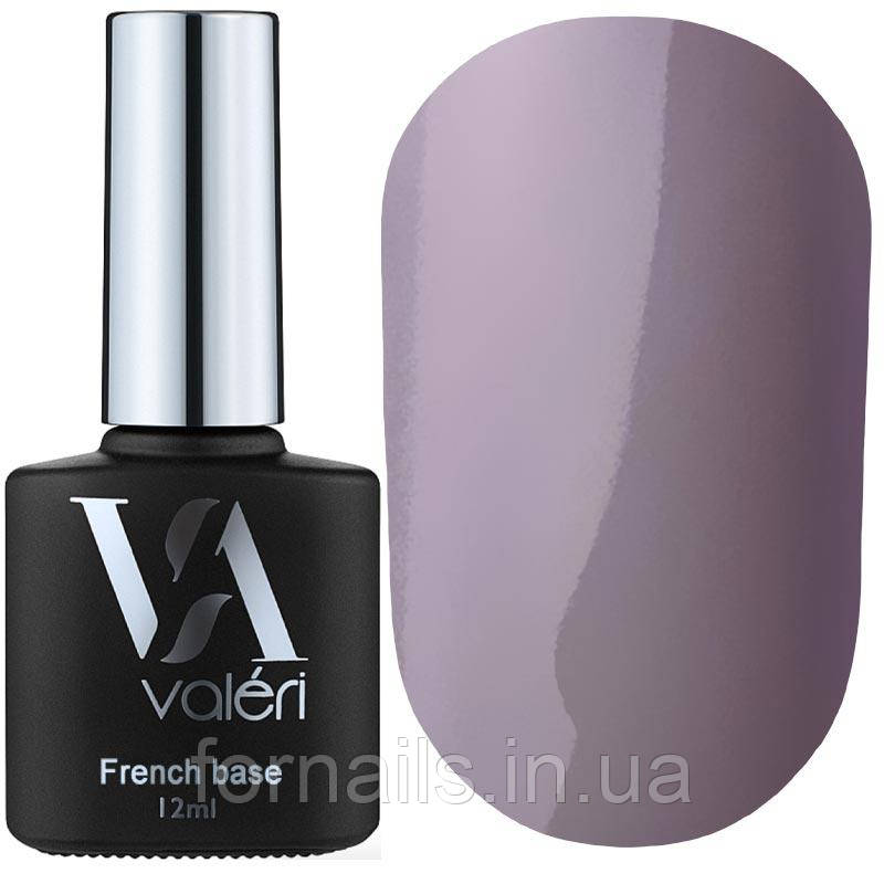 Valeri French base №014 (приглушений бежево-ліловий, емаль), 12 мл