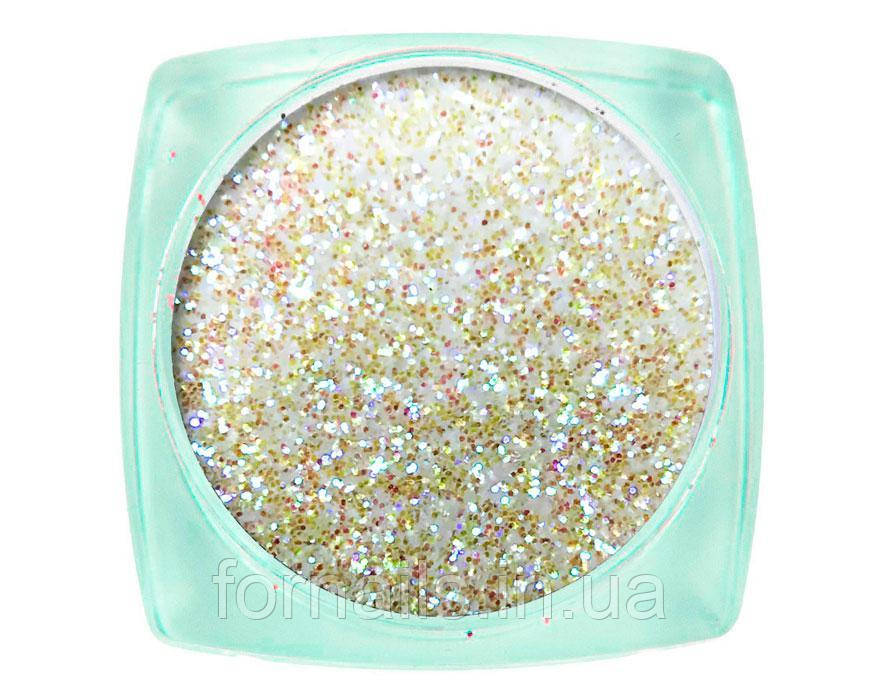 Komilfo блискітки Super Rainbow Series 601, розмір 0,2 мм, 2,5 г