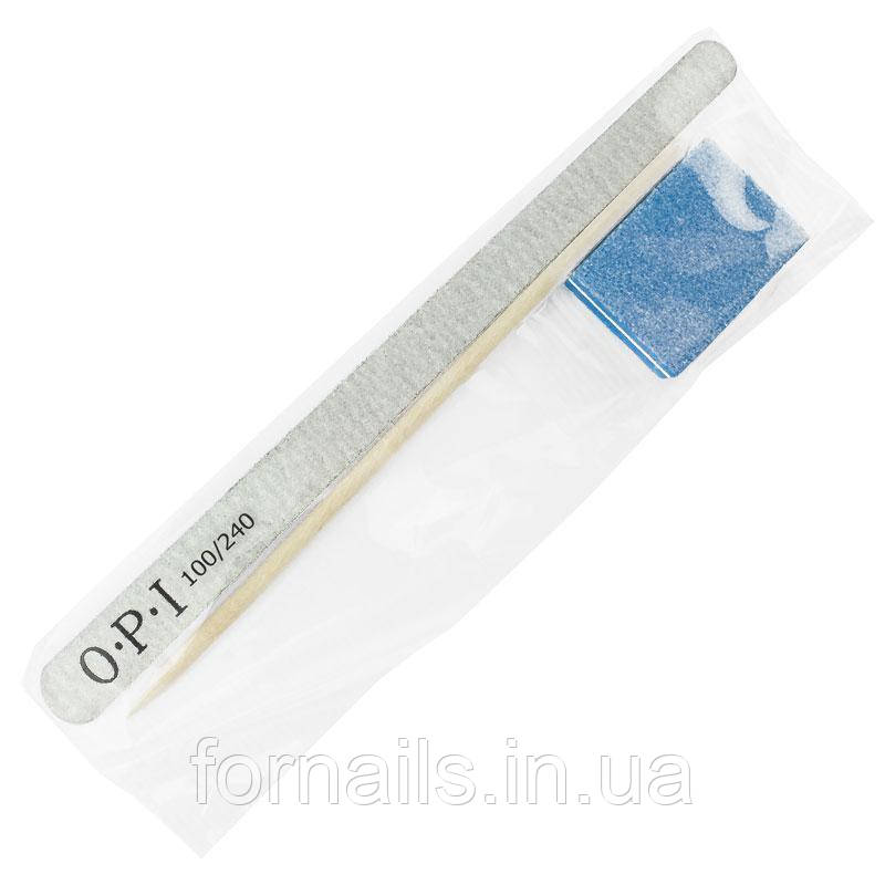 Індивідуальний набір OPI 100/240 (пілочка-крапля, баф, апельсинова паличка), фото 1