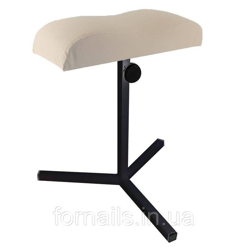 Тринога для педикюру на чорних ніжках, бежева, фото 1