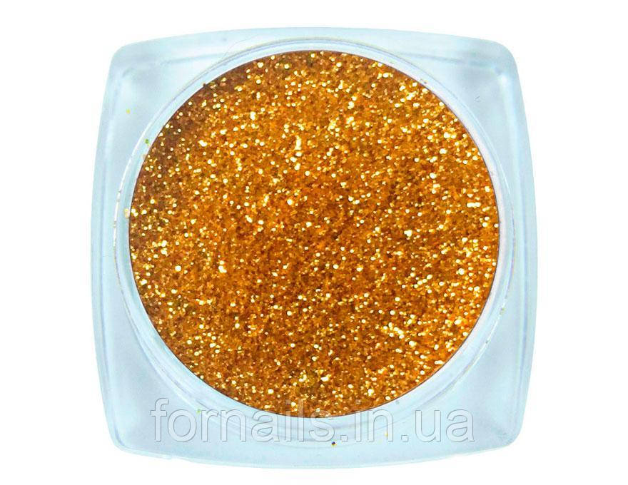 Komilfo блискітки 116, розмір 0,1 мм, (темне золото голограма) E, 2,5 г