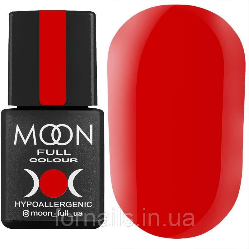 Гель-лак MOON FULL Ferrari №802 (яскраво-червоний, емаль), 8 мл, фото 1