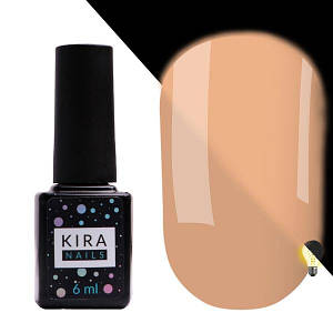 Гель-лак Kira Nails FLUO 004 (бежево-рожевий, флуоресцентний), 6 мл