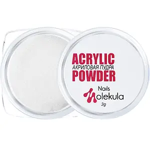 Molekula Nails Акрилова пудра №01 (прозора), 3 г