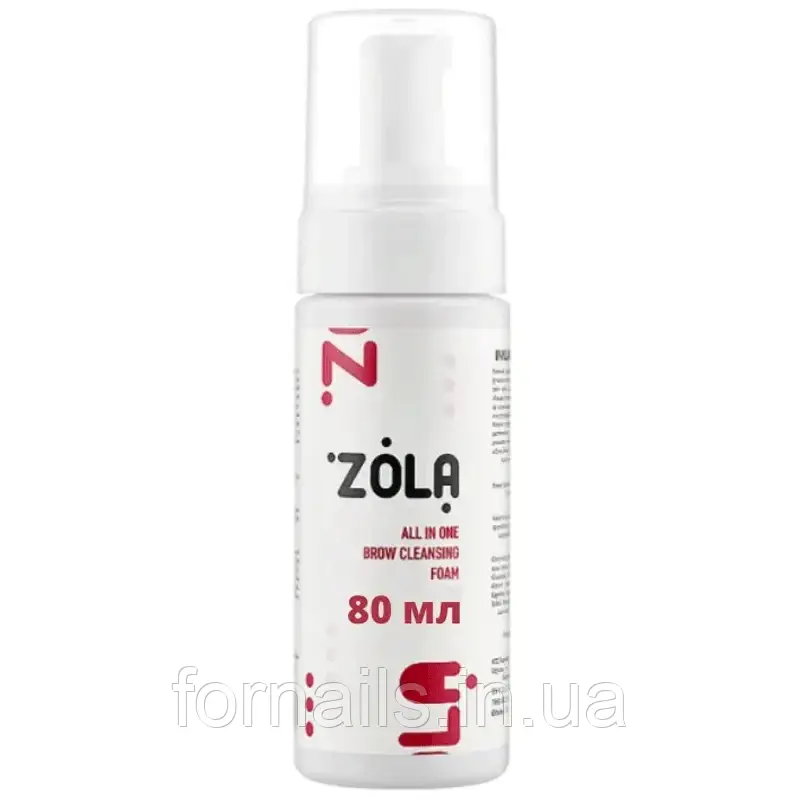 Піна для брів очищуюча ZOLA Brow Cleansing, 80 мл, фото 1