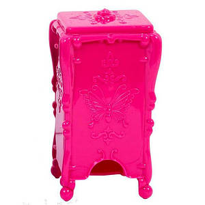 Підставка для безворсових серветок яскраво-рожева