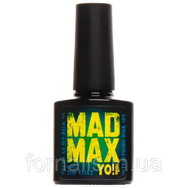 Yo!Nails Mad Max з УФ фільтром - Супер стійкий топ без липкого шару, 8 мл, фото 1