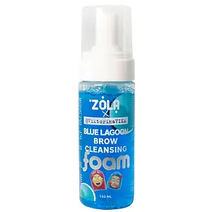 Очищаюча Піна для брів блакитна ZOLA Viktorina Vika BLUE LAGOON BROW CLEANSING 150 мл