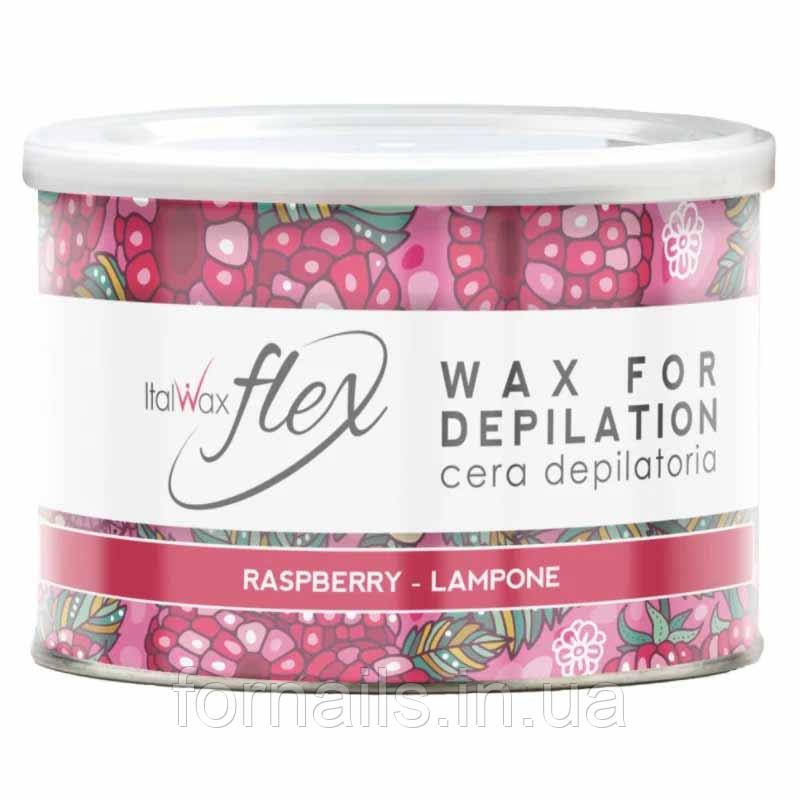 ItalWax Віск для депіляції у банці, Малина, 400 мл