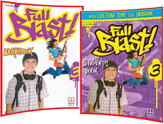 Full Blast 3. Student's+Workbook. Комплект книг з англійської мови. Підручник+Зошит. MM Publications