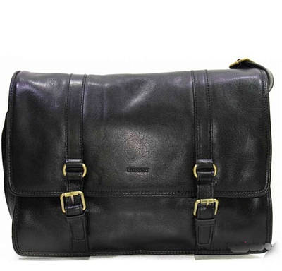 Чоловіча сумка з натуральної шкіри через плече месенджер міська Катана