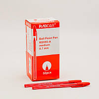 Ручка 555 червона (50шт в упаковці) ціна за упаковку