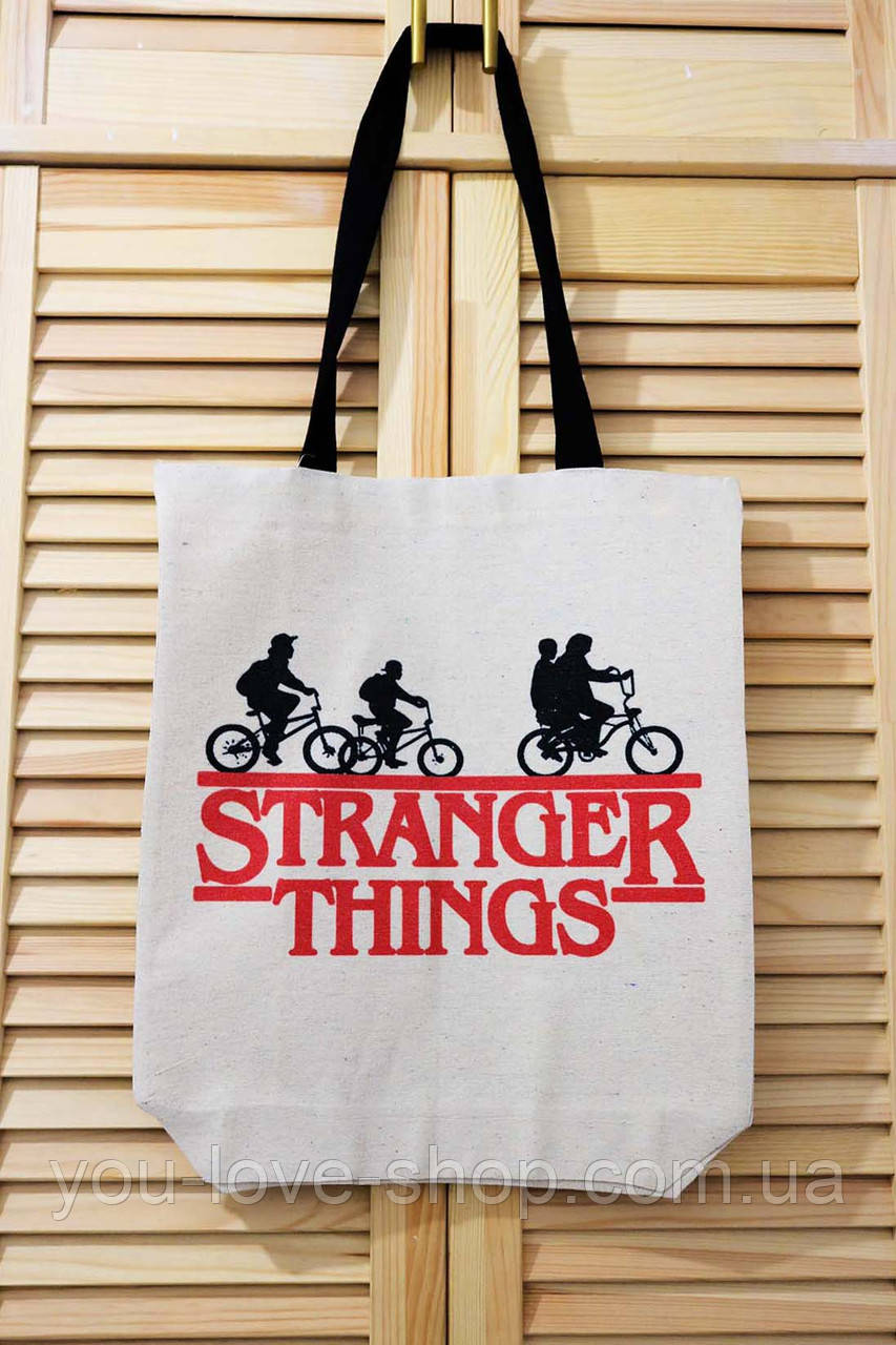 Тканинна Еко сумка Шопер шоппер Stranger Things #3, фото 1