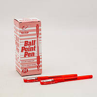 Ручка масляна червона (24 шт в упаковці) ціна за упаковку