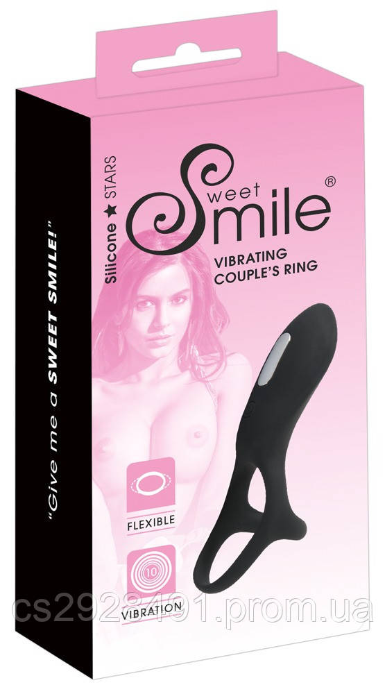 Ерекційне вібро кільце Sweet Smile Vibrating couples