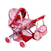 Коляска 9379/029 демісезонна, сумка, кошик, колиска-переноска, регулюється ручка,