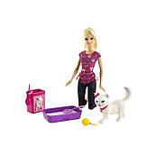 Набір Barbie з кошеням серії "Догляд за улюбленцями"