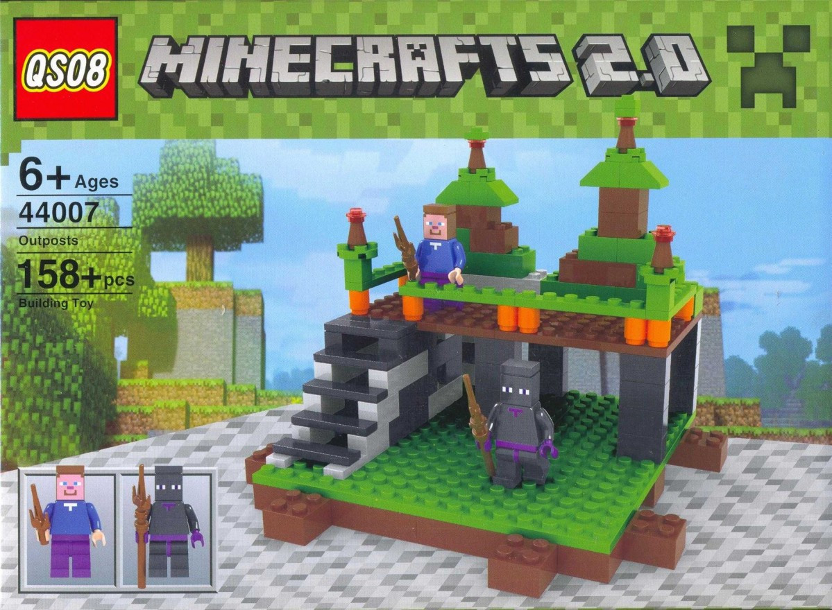 Конструктор Minecraft 158 деталей BK Toys 44007