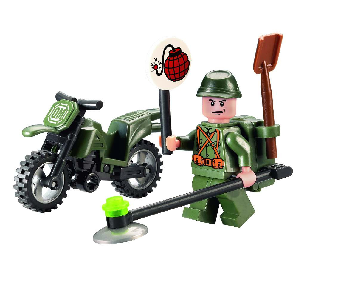 Конструктор мінер 19 деталей Brick 829 