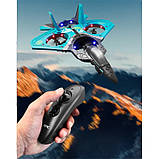 Літак-дрон 4DRC V17 на радіокеруванні, 15 хвилин польоту (Синій), фото 3