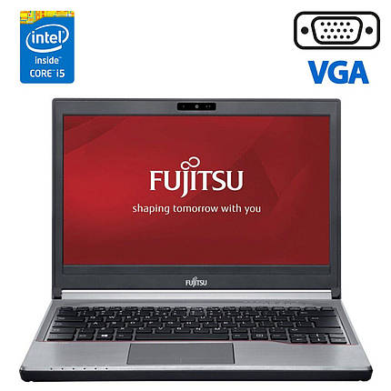 Ноутбук Б-клас Fujitsu E736/13.3" /Core i5-6300U 2 ядра 2.4GHz/4GB DDR4/500GB HDD/HD Graphics 520/Webcam, фото 2