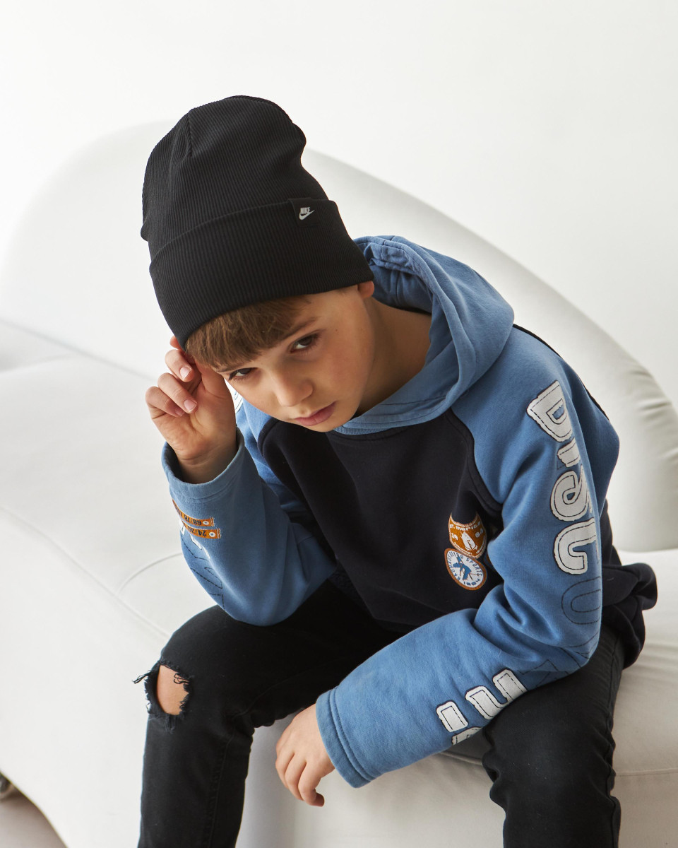 Шапка c відворотом на весну-осінь для хлопчика оптом - Артикул 3095, фото 1