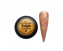 Глітерний гель Saga Professional Glitter Opal Gel 05, 8 мл