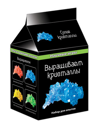 Наукові ігри міні "Вирощуємо кристали" (сині) 0338