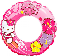 Дитячий надувний круг Intex 56210 (Hello Kitty)