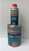 Грунт-наповнювач акриловий "ACRYL FILLER 4:1" чорний, 0,8л+0,2л, TROTON