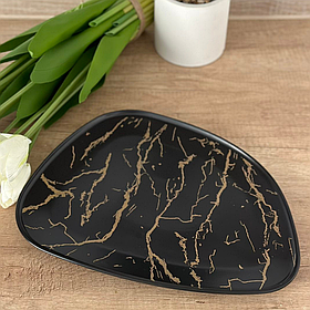 Блюдо сервірувальне з фарфору Кінцуги, 31см