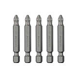Комплект насадок викруткових PH2 1/4 "* 50мм, ACR, S2, уп. 5од., STORM INTERTOOL VT-0202, фото 4