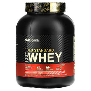 Протеїн Optimum Nutrition Gold Whey Standard 100% 2270 г (Європа) (strawberry creme)